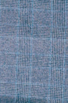 Jupe longue en tweed bleu Georgina