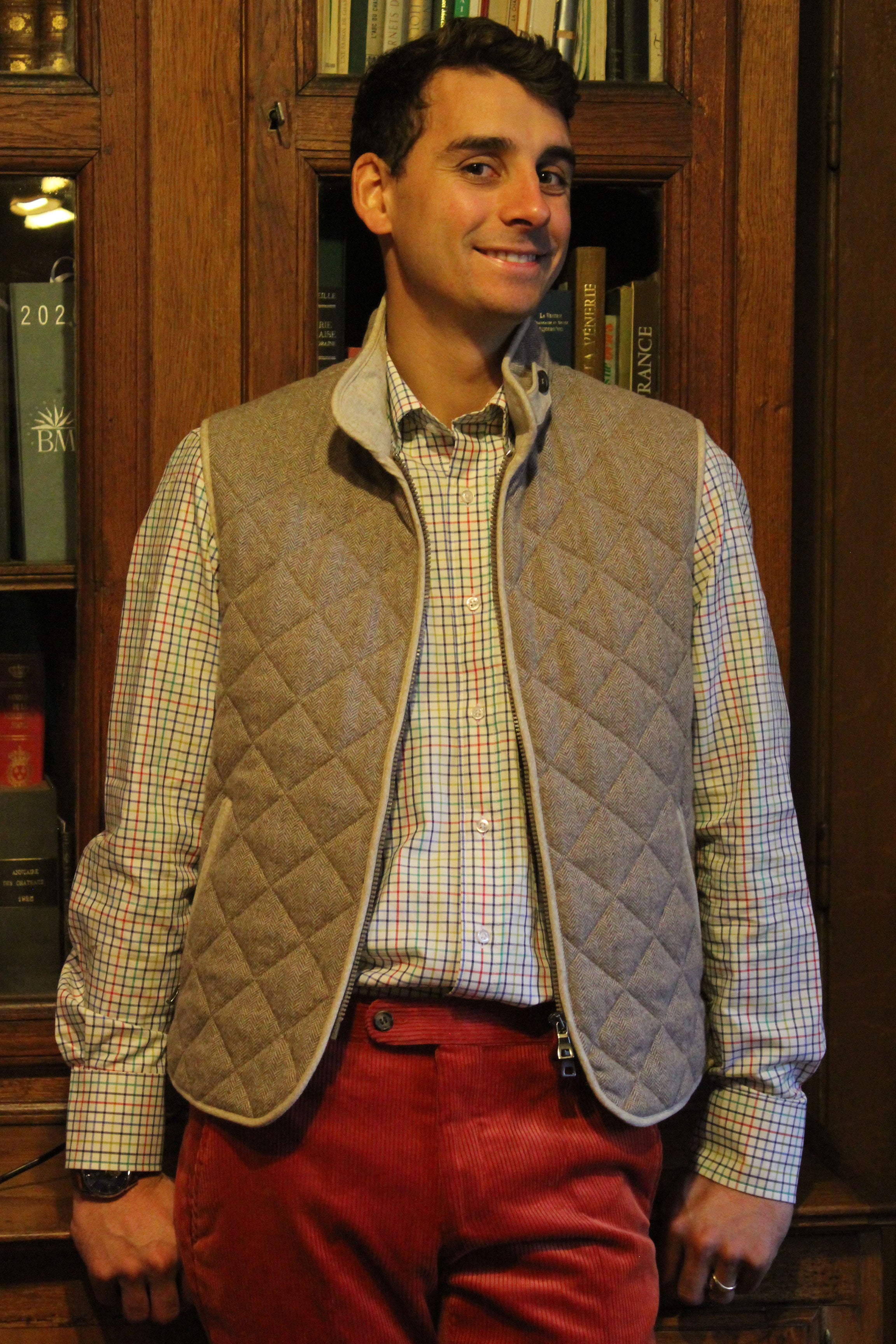 Gilet Matelassé Gilet Homme Sans Manche Avec Poches Le Gilet