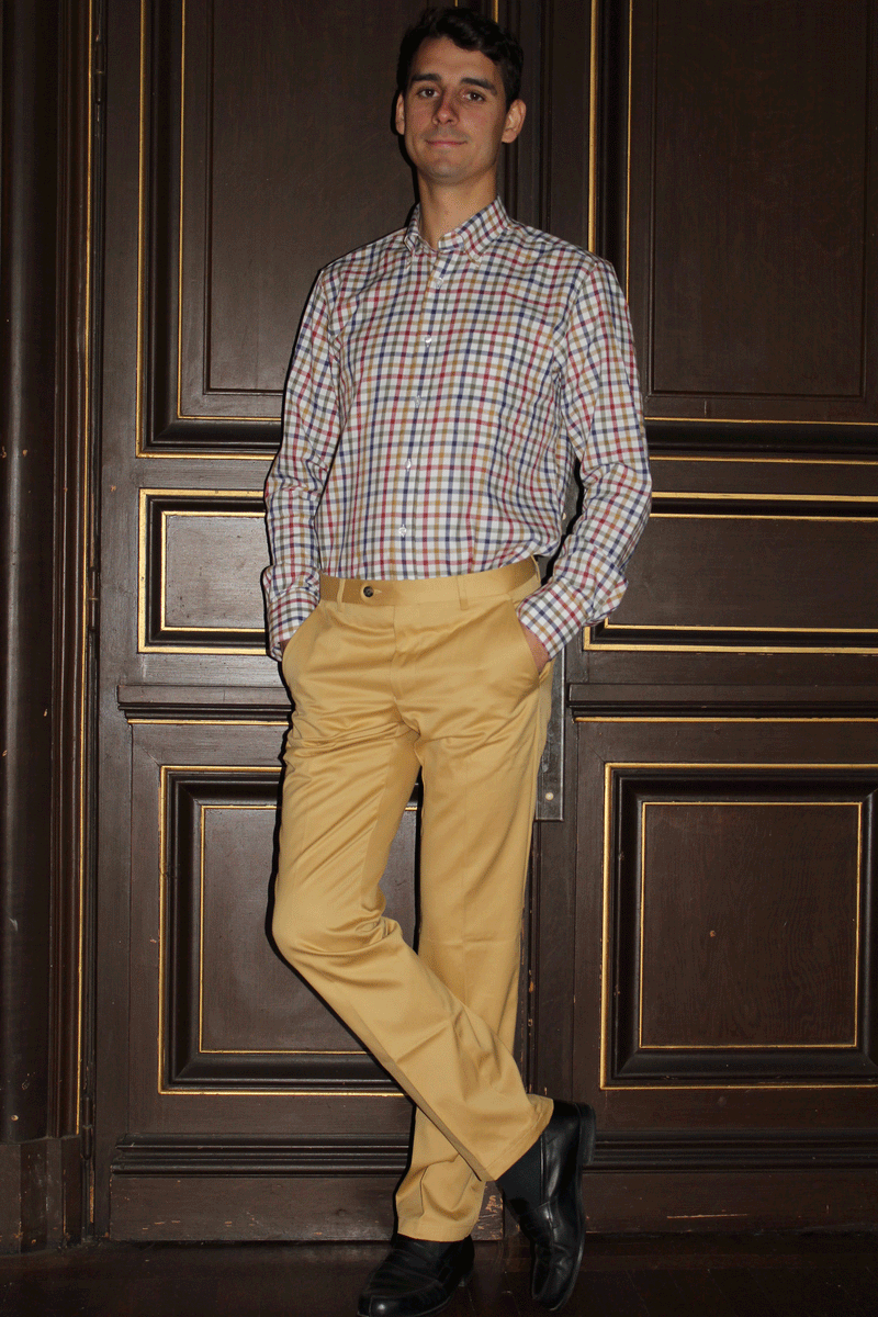 Pantalon de ville homme hotsell coupe droite