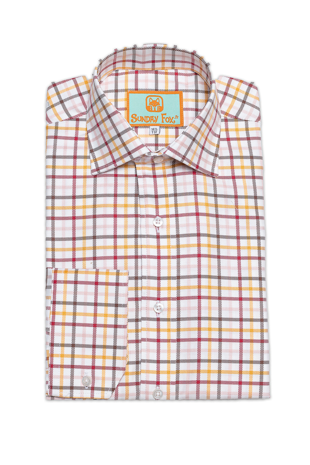 Tattersall Chemise à Carreaux Homme Manches Longues - Flanelle Douce Confortable Style Campagnard