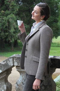 Blazer en tweed pour femme