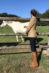 Blazer en tweed pour femme 