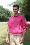 Chemise rose homme