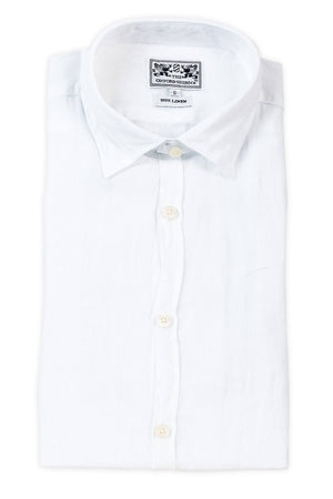 Chemise blanche en lin homme