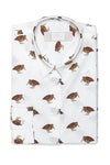 Chemisier femme motif oiseau