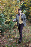 Gilet de costume anglais en tweed pour homme
