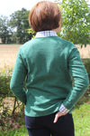Gilet femme vert bouteille