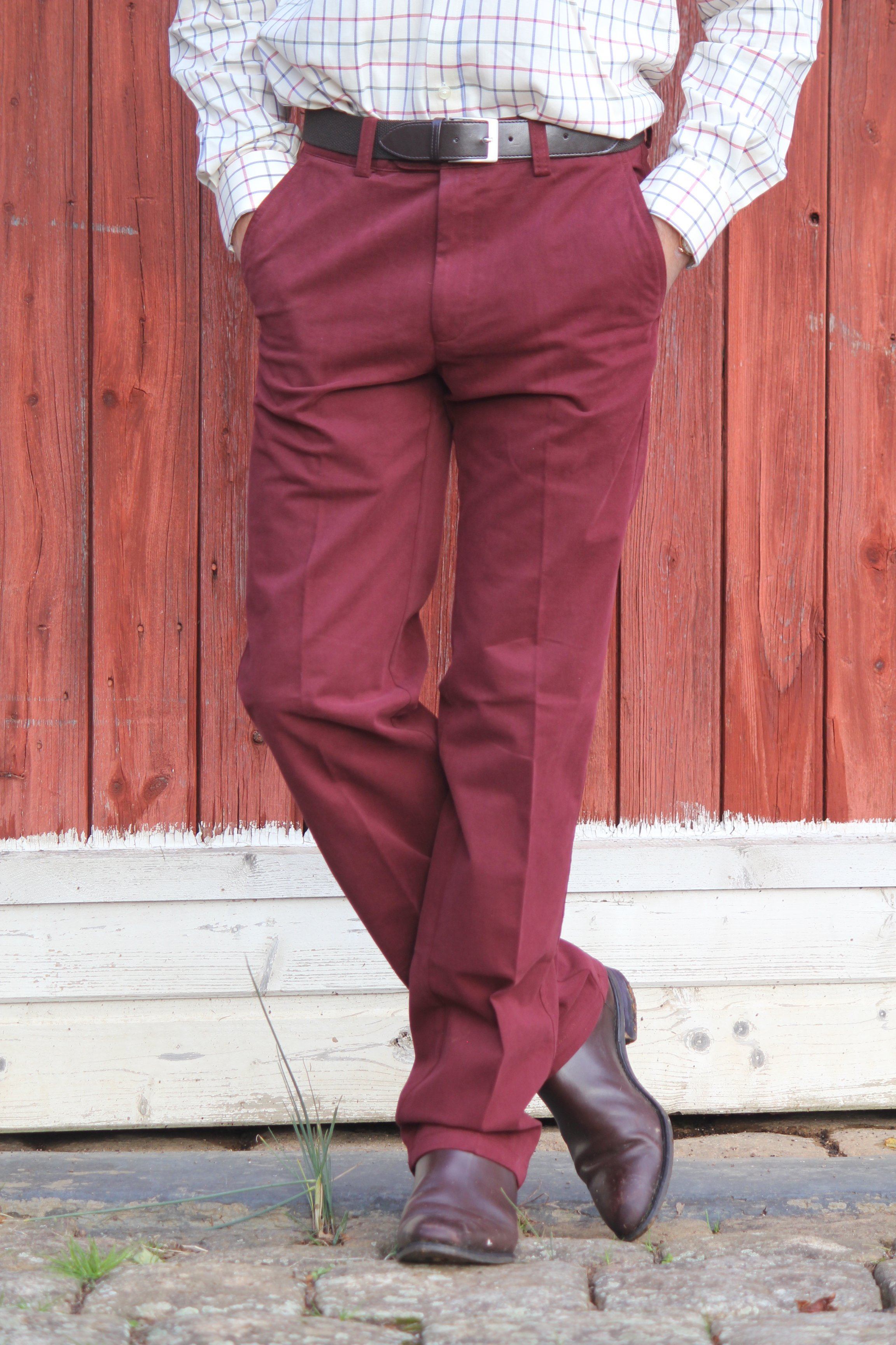 Chaussure Pantalon Bordeaux PANTALON XAVIER Bordeaux Pierre Talamon