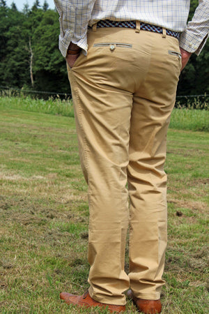 Pantalon Chino Homme Jaune Sable