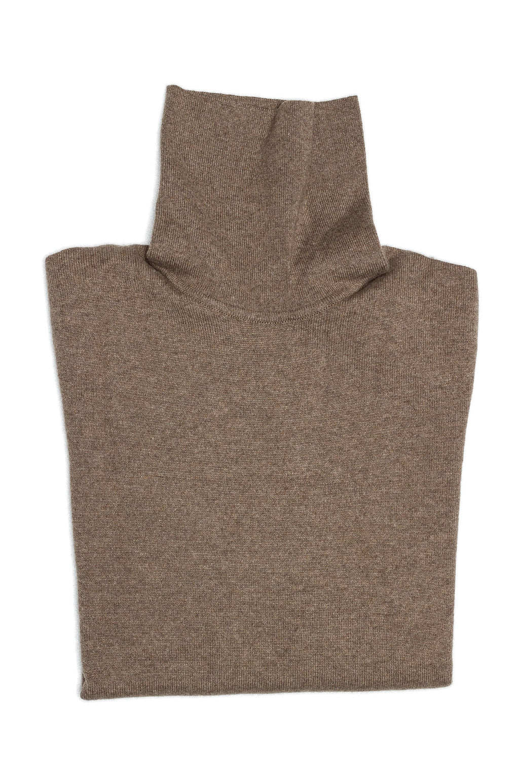 Pull cachemire col roulé femme