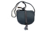 Sac à main bandoulière en cuir Bleu Sacs à main 