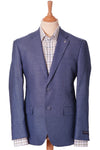 veste homme bleu lin