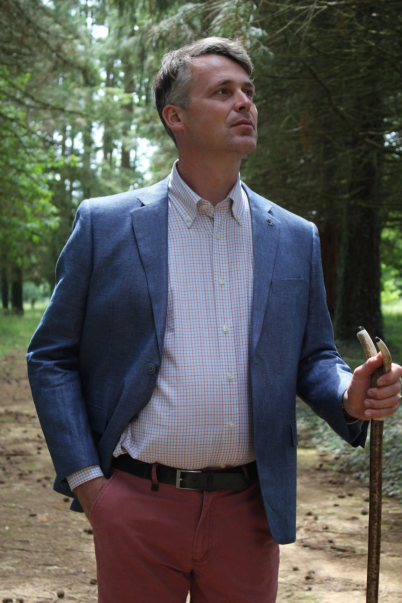 Veste indigo top homme
