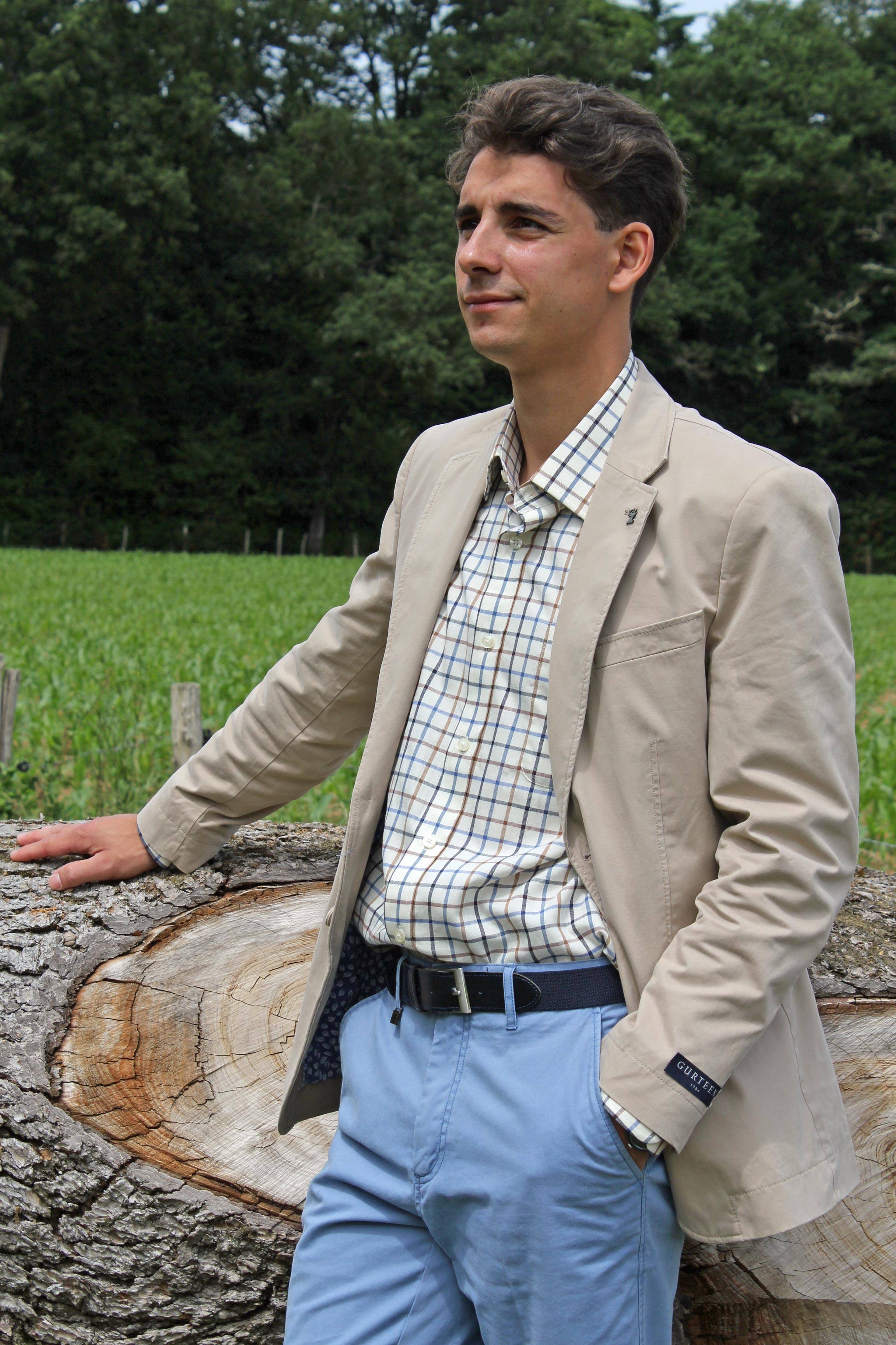 Veste Homme Gr s Coton Coupe Courte Sunday Fox