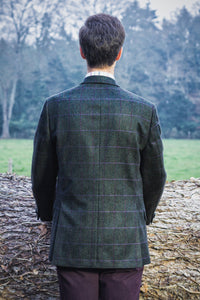 Veste Homme Tweed Vert Bruyère Veste 