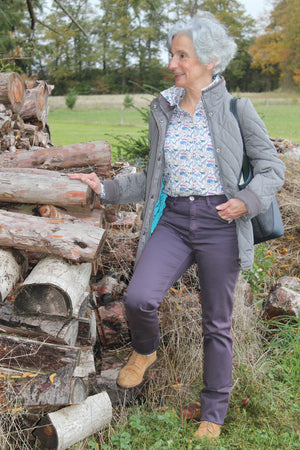 Veste Matelassée Femme Ardoise Veste 
