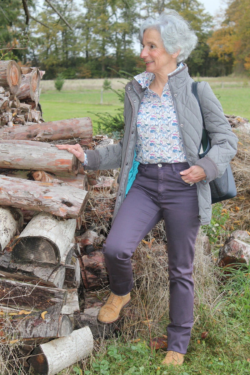Veste Matelassée Femme Ardoise Veste 