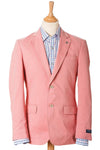 Veste homme rose corail