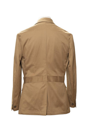 Photo studio veste homme saharienne de dos
